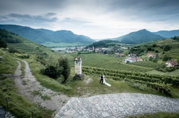 Hochzeitsreportage in Niederösterreich: Schloss Spitz