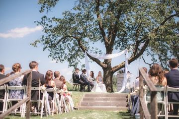 Entspannte Vintage Hochzeit in der Holler Scheune