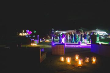 Outdoorhochzeit am Golfplatz