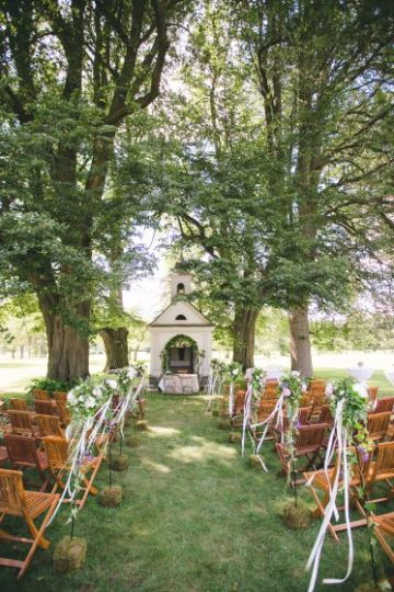 Outdoorhochzeit am Golfplatz