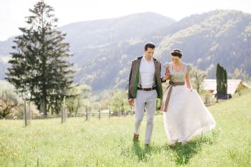 Romantische Trachtenhochzeit in Niederösterreich
