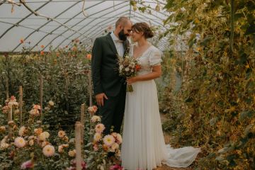Natürliche und emotionale Hochzeit 