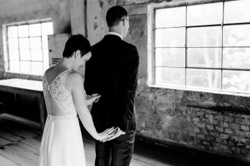 Einzigartige Hochzeit mit Fotoshooting im Kohlebrecher