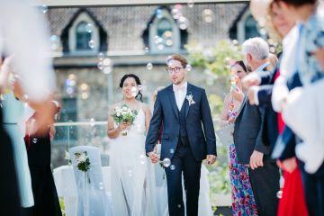 Internationale Hochzeit im Schlossgarten, Joachim und Aranza