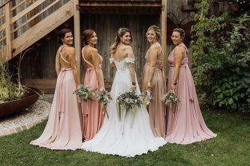 Außergewöhnliche Boho Hochzeit im Grünen in Oberösterreich