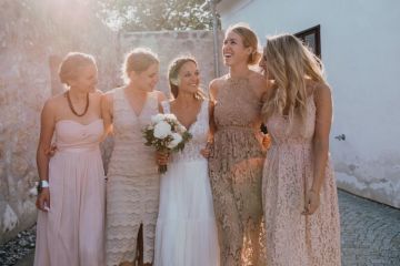 Boho Hochzeit im Himmelblau Rust