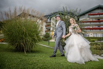 Weiße Hochzeit in den Bergen Tirols