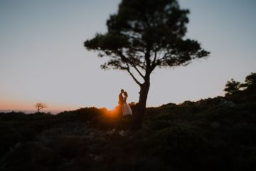 Traumhafte Hochzeit am Strand in Griechenland