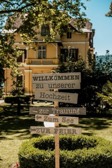 Elegante Hochzeit in der Villa Miralago am Wörthersee