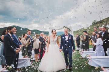 Emotionale Hochzeit mit Blick über die Wachau