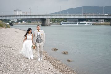 Heiraten wie ein Spaziergang an der Donau