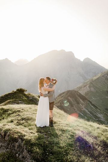 Elopement am Berg - Hochzeit zu zweit am Achensee