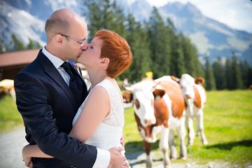 Hochzeitsreportage in Salzburg: Steinbockalm