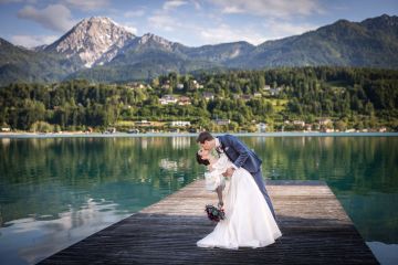 Stefanie und Joseph heiraten im Inselhotel Faaker See