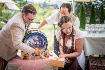 Traditionelle Hochzeit in Tracht in Villach
