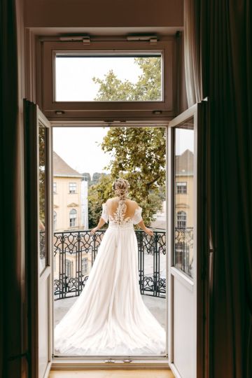 Liebevolle Wiener-Hochzeit