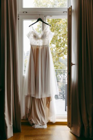 Liebevolle Wiener-Hochzeit