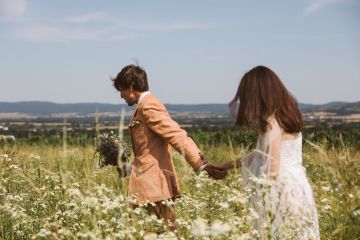 Das Brautpaar isst - im Weingut Liszt