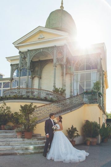 Eine Hochzeit zu Pferd in der Kaiserloge Freudenau