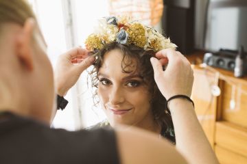 Herbstzauber in Wien: Boho-Hochzeit in der historischen Hermes Villa