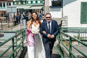Eine Traumhochzeit auf dem Boot in St. Wolfgang am Wolfgangsee, Salzkammergut