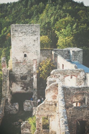 Hochzeitsreportage in Niederösterreich: Burgruine Dobra