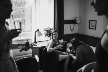 Hochzeitsreportage in : Cafe Restaurant 