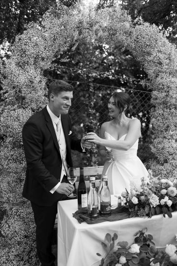 Hochzeit ganz oben