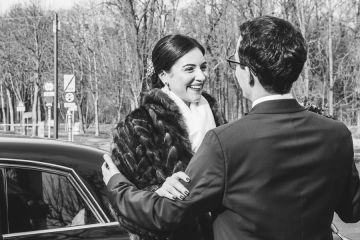 Feierliche Winterhochzeit im Prater