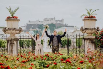 Hochzeitsreportage in Salzburg: Schloss Mirabell