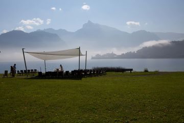 Hochzeitsreportage in Oberösterreich: Seecafe Restaurant Spitzvilla