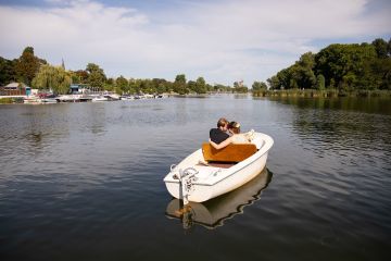 Hochzeit an der Alten Donau in Wien