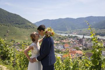 Sommerhochzeit im Schloss Spitz, Niederösterreich