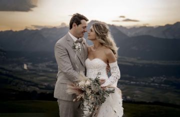 Außergewöhnliche Boho-Hochzeit in Tirol