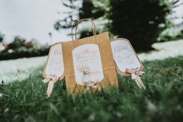 Minimalistische BOHO Hochzeit