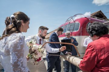 Feier in der Scheune