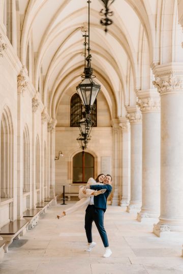 Intime Hochzeit im Rathaus Wien – romantische Kutschfahrt als Highlight