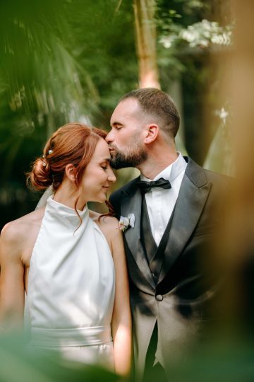 Hochzeit mit Fotoshooting im Botanischen Garten – natürlich & elegant