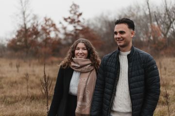 Herbstliches Verlobungsshooting in der Lobau 