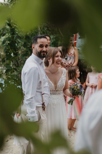 Minimalistische Boho-Hochzeit im Porto Polo