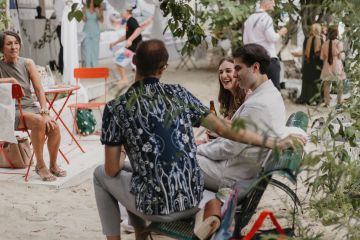 Minimalistische Boho-Hochzeit im Porto Polo