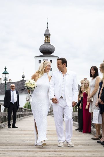 Traumhafte Standesamtliche Zeremonie im Schloss am Traunsee