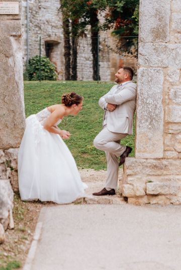 After Wedding Shooting in Poreč, Istrien – Romantische Bilder am Meer in Kroatien