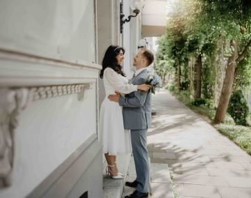 Moderne Hochzeit im schönen Hamburg