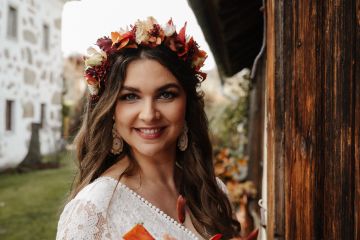 Boho Hochzeit am Lesterhof in Oberösterreich | Herbsthochzeit nahe Freistadt