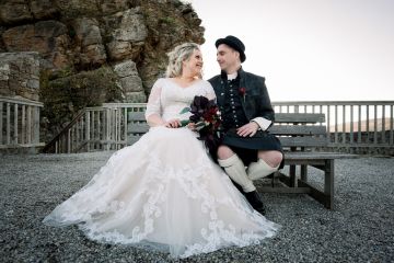 Außergewöhnliche Hochzeit im ritterlichen Gothic Style