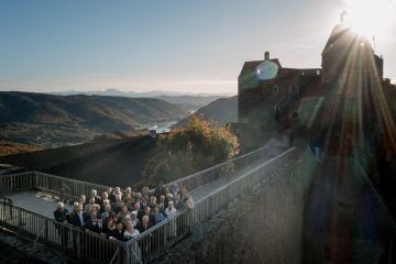 Außergewöhnliche Hochzeit im ritterlichen Gothic Style