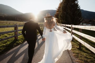 Destination Wedding in Südtirol | Cowboy Style Hochzeit mit Haflingern