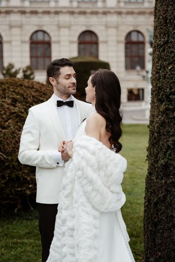 Elegantes Elopement in Wien | Zeitloses Bridal Styling & Make-up