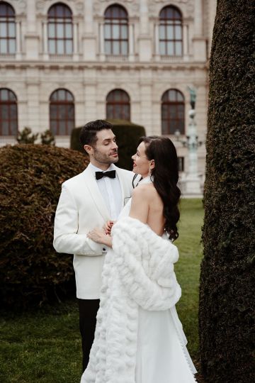 Elegantes Elopement in Wien | Zeitloses Bridal Styling & Make-up